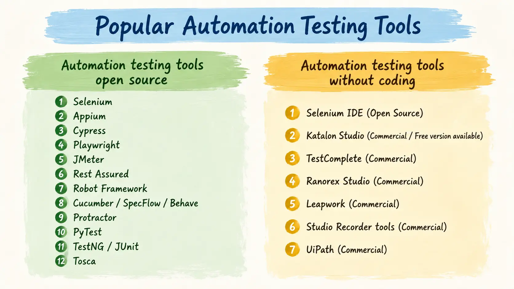 Popular Automation Testing Tools - Techy Donut