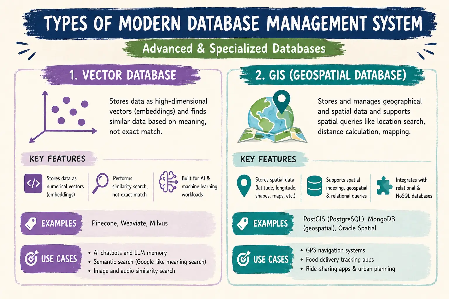 Types of Modern Database Management System