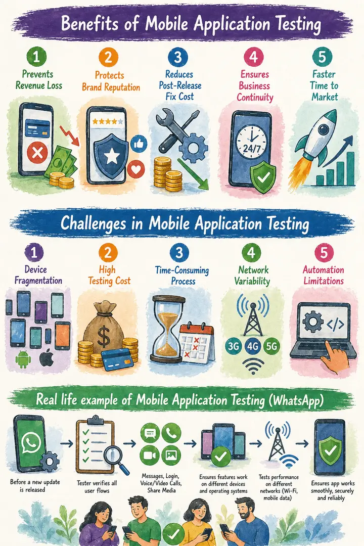 Real Life example of Mobile Application Testing