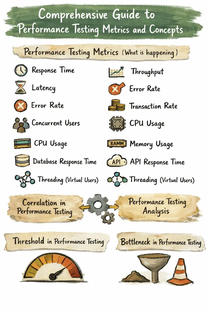 Performance Testing Metrics and Concepts