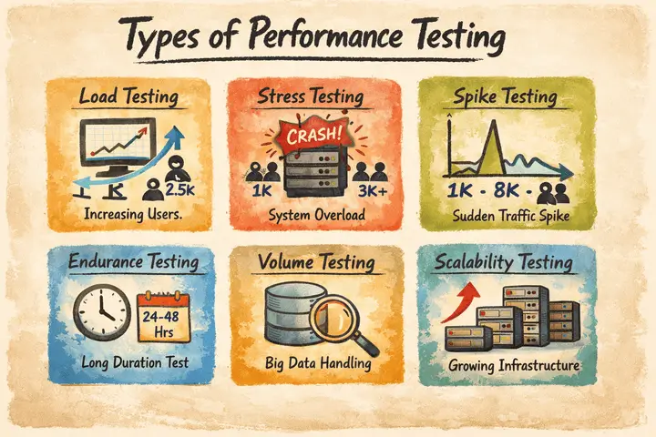 Types of Performance Testing